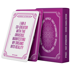 BYHAZE Daily Affirmations Deck: Crown Chakra Edition